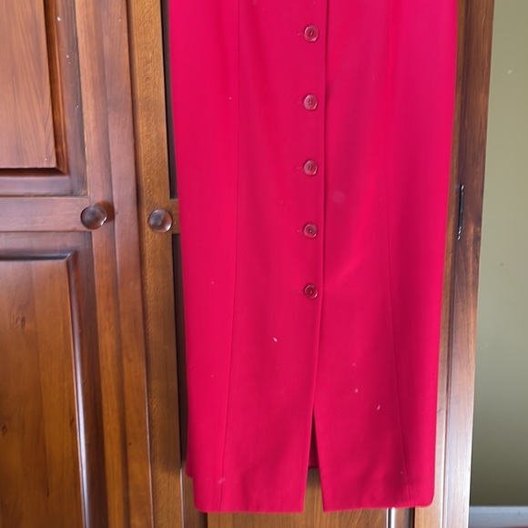 Lands End Wool Button front Dress or vest - Picture 2 of 9